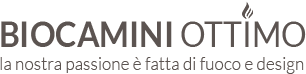 Biocamini Ottimo – BIOCAMINI DA INCASSO e Camino bioetanolo e bruciatori Logo